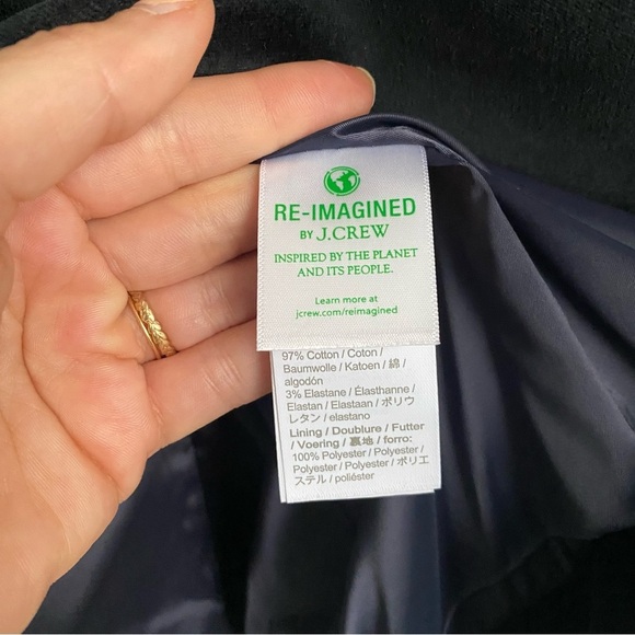J. CREW Willa Blazer in Stretch Velvet Black size 2 - Picture 13 of 13